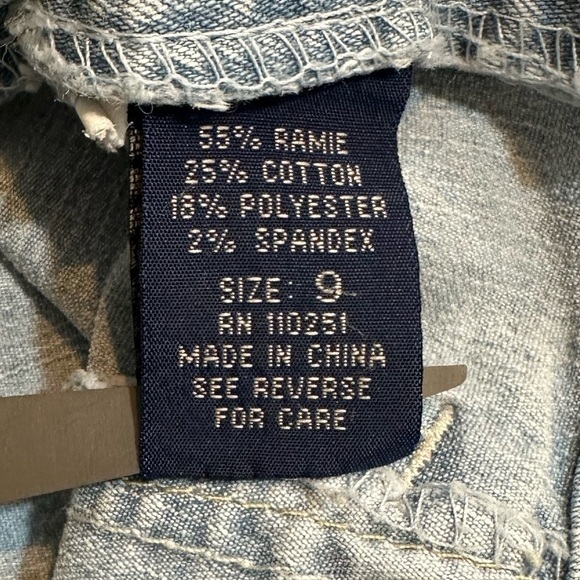 Vintage Angels Cuffed Capri Jeans Size 9 - Picture 8 of 8